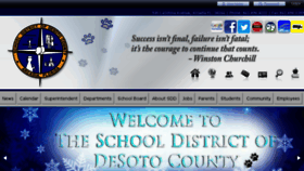 What Desotoschools.com website looked like in 2017 (7 years ago)