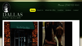 What Dallaspaintandglass.com website looked like in 2017 (7 years ago)