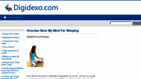 What Digidexo.com website looked like in 2017 (7 years ago)
