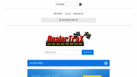 What Dealertrax.com website looked like in 2017 (7 years ago)