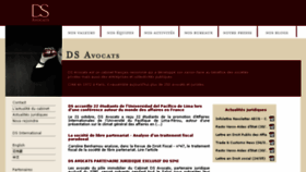 What Ds-avocats.com website looked like in 2017 (7 years ago)