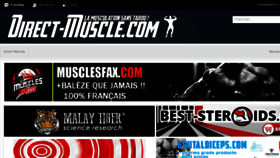 What Direct-muscle.com website looked like in 2017 (7 years ago)