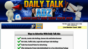 What Dailytalkadz.com website looked like in 2017 (7 years ago)