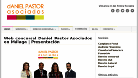 What Danielpastor.es website looked like in 2017 (7 years ago)