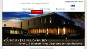 What Deltahospital.com website looked like in 2017 (7 years ago)