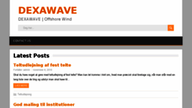 What Dexawave.com website looked like in 2017 (7 years ago)