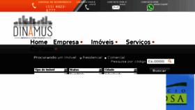 What Dinamusimoveis.com.br website looked like in 2017 (7 years ago)