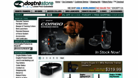 What Dogtrastore.com website looked like in 2017 (7 years ago)