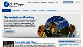 What Dr-pfleger.de website looked like in 2017 (7 years ago)