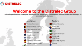 What Distrelec.com website looked like in 2017 (7 years ago)