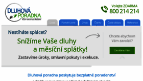 What Dluhovaporadna.cz website looked like in 2017 (7 years ago)
