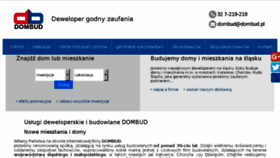 What Dombud.pl website looked like in 2017 (7 years ago)