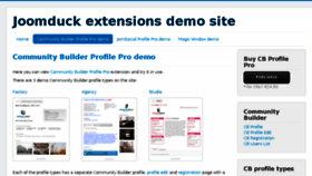 What Demo1.joomduck.com website looked like in 2017 (7 years ago)
