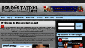 What Designstattoo.net website looked like in 2017 (7 years ago)
