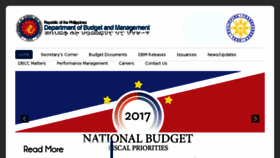 What Dbm.gov.ph website looked like in 2017 (7 years ago)