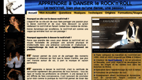 What Danser-le-rock.fr website looked like in 2017 (7 years ago)