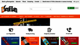 What Damphuen.dk website looked like in 2017 (7 years ago)