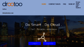 What Drootoo.com website looked like in 2017 (7 years ago)