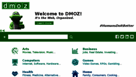 What Dmoz.org website looked like in 2017 (7 years ago)