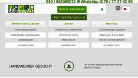 What Deinehelfer24.de website looked like in 2017 (7 years ago)