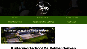 What Derekkendonken.nl website looked like in 2017 (7 years ago)