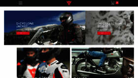 What Dainese.it website looked like in 2017 (7 years ago)