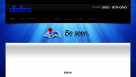 What Distinx.com website looked like in 2017 (7 years ago)
