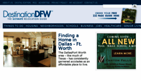 What Destinationdfw.com website looked like in 2017 (7 years ago)
