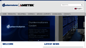 What Dunkermotoren.com website looked like in 2017 (9 years ago)
