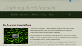 What Deutscheumweltstiftung.de website looked like in 2017 (7 years ago)