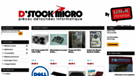 What Dstockmicro.fr website looked like in 2017 (7 years ago)