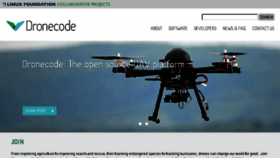 What Dronecode.org website looked like in 2017 (7 years ago)