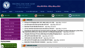 What Daotao.hcmulaw.edu.vn website looked like in 2017 (7 years ago)