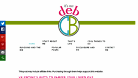 What Debcb.com website looked like in 2017 (7 years ago)