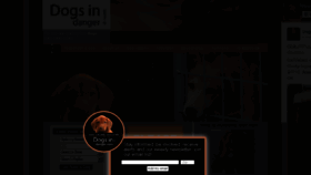What Dogsindanger.com website looked like in 2017 (7 years ago)