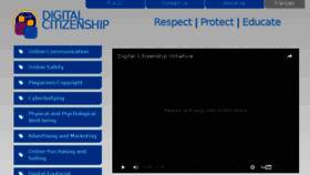 What Digitalcitizenshipquebec.ca website looked like in 2017 (7 years ago)