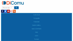What Dicomu.com website looked like in 2017 (7 years ago)