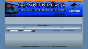 What Downundertv.net website looked like in 2017 (7 years ago)