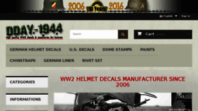 What Dday-1944.com website looked like in 2017 (7 years ago)