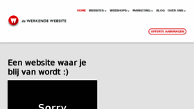 What Dewerkendewebsite.nl website looked like in 2017 (7 years ago)