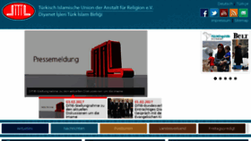 What Ditib.de website looked like in 2017 (7 years ago)