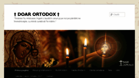 What Doarortodox.ro website looked like in 2017 (7 years ago)