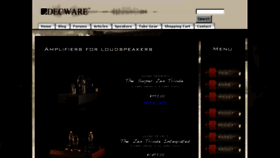 What Decware.com website looked like in 2017 (7 years ago)