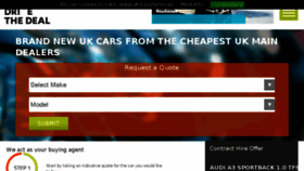 What Drivethedeal.com website looked like in 2017 (7 years ago)