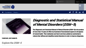 What Dsm5.org website looked like in 2017 (7 years ago)