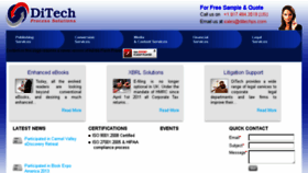 What Ditechps.com website looked like in 2017 (7 years ago)
