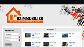 What Dzimmobilier.com website looked like in 2017 (7 years ago)