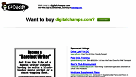 What Digitalchamps.com website looked like in 2017 (7 years ago)