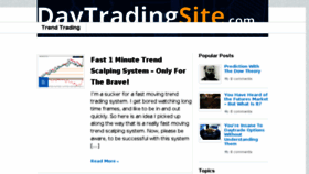 What Daytradingsite.com website looked like in 2017 (7 years ago)