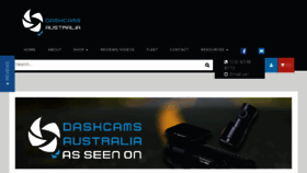 What Dashcamsaustralia.com.au website looked like in 2017 (7 years ago)